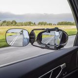 ProPlus - Opzetspiegel - Uitschuifbare Lengte 37,5-41 cm - E-gekeurd - Vlak Glas