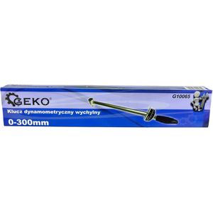GEKO Dynamometrische sleutel - 0-300 Nm - 48 cm - Chroom-vanadium staal