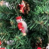 Ruhhy - Set van 30 Houten Kersthangers - Rustiek - Hout