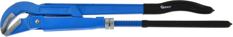 GEKO Zweedse pijptang - smal profiel - 45° kop - robuust chroom-vanadium - 1,5" capaciteit