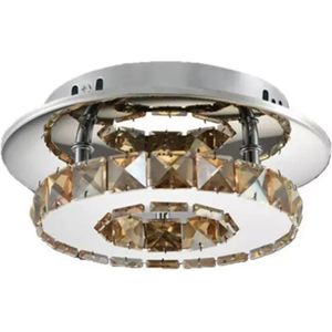 Toolight APP407-C Glamour Kristallen Plafondlamp 8W - Warm Wit 3000K