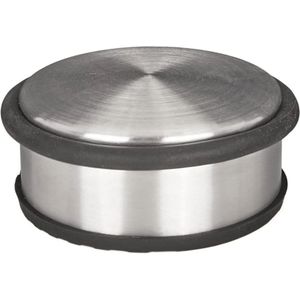 GEKO Deurstopper - Vrijstaand - Nikkel Geborsteld - 104 mm - Stabiel en Krasvrij