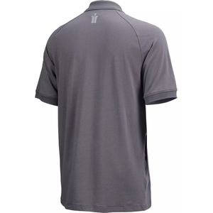 Scruffs poloshirt - katoen met gerecycled polyester - ademend, vochtafvoerend en sneldrogend - maat S - grafiet - voor werk