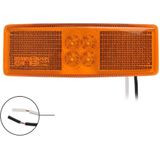 Pro Plus Markeringslamp - Contourverlichting - 110 x 40 mm - 12 en 24 Volt - LED - Oranje - blister