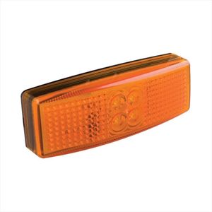 Pro Plus Markeringslamp - Contourverlichting - 110 x 40 mm - 12 en 24 Volt - LED - Oranje - blister