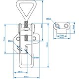 Pro Plus Spansluiting Verstelbaar - 160 t/m 180 mm - Inclusief Tegenstuk