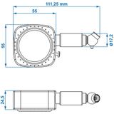 Pro Plus Bandenspanningsmeter - Meetbereik 0.5 t/m 4.5 Bar - blister