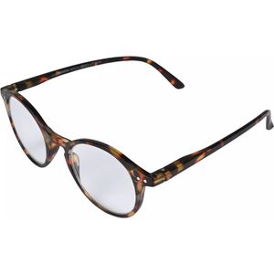 Benson Stijlvolle unisex leesbril - schilpadmotief - veerscharnier - 2.00 dioptrie - bruin