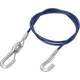 ProPlus - Breekkabel - 1 m - Staaldraad met Haak - Kunststof Bescherming