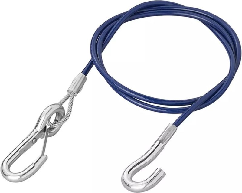 ProPlus - Breekkabel - 1 m - Staaldraad met Haak - Kunststof Bescherming