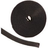 GEKO - Velcro Clamp Band - 5 Meter - Herbruikbaar - Zwart