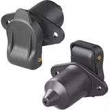 ProPlus - Stekkerdoos - 3-polig - PVC - 12/24V