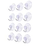 Benson Zuignap met Haak Set - Transparant - Ø 30 mm - 12 delig