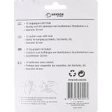 Benson Zuignap met Haak Set - Transparant - Ø 30 mm - 12 delig