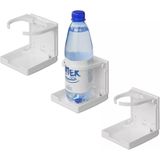 ProPlus - Verstelbare en Inklapbare Bekerhouder - Wit - Voor Auto of Camper