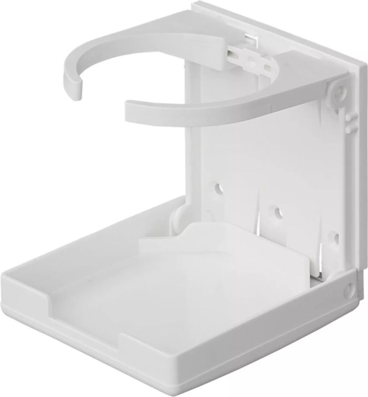 ProPlus - Verstelbare en Inklapbare Bekerhouder - Wit - Voor Auto of Camper