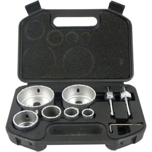 GEKO - 6-delige Gatenzaagset - Diverse Materialen - Hoogwaardige Carbide Coating