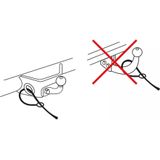 ProPlus - Breekkabel - 1,5 m - Staaldraad en Aluminium - Kunststof Bescherming