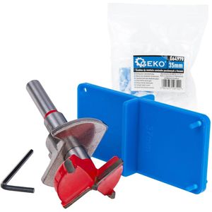 GEKO - 35mm Boormal - Voor Verborgen Scharnieren - Verstelbare Diepte - Duurzame Carbide Snijder