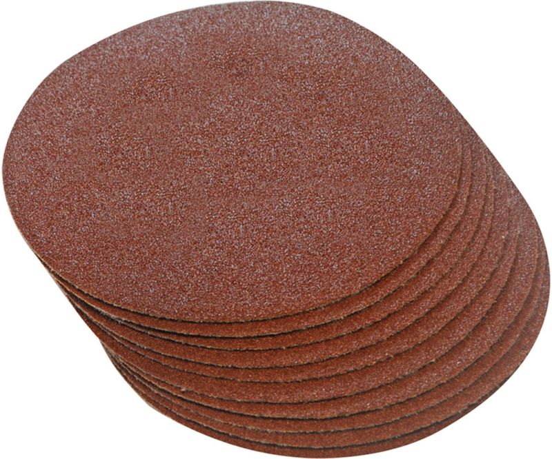 Silverline Klittenband schuurschijven - Ø 300 mm - korrel 60 - 10 stuks