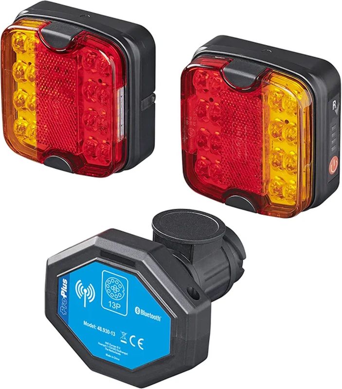 ProPlus - Aanhangerverlichtingsset - LED - Draadloos - Met Magneten