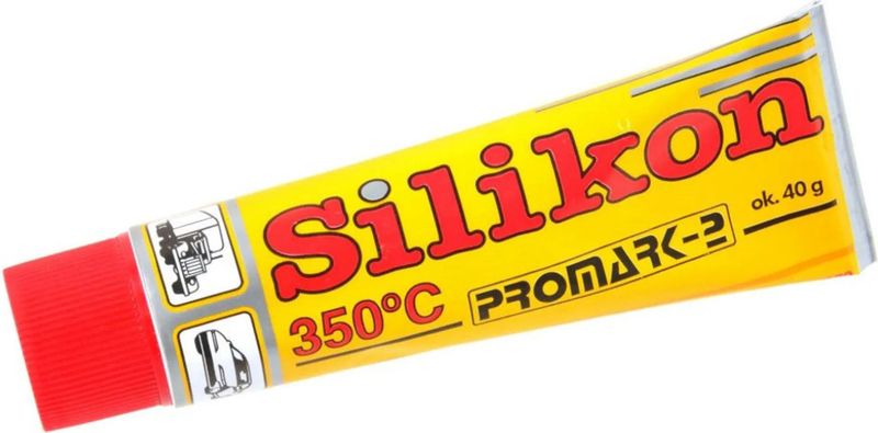 Siliconenkit - 40 gram - Vloeibare pakking 350 graden - GEKO