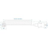ProPlus Spiraalkabel 3 Meter - 7-Polige Stekker - Veilig en Duurzaam