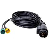 Pro Plus Kabelset - 9 meter Kabel - Stekker 13 Polig naar 2 x Connector 5 Polig