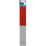 Pro Plus Reflecterende Tape - Rood en Wit - 5 x 30 cm - 2 stuks