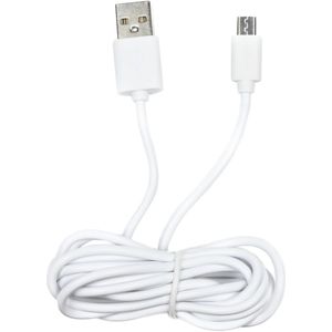 Benson Mobiele Oplader - USB naar Micro USB Kabel - 1 meter - Wit