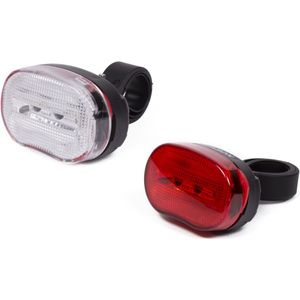 Benson Fietsverlichtings Set - LED - Ovaal - Rood &Wit