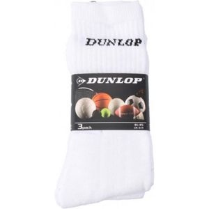 Dunlop Sportsokken Heren Wit - 3 paar - Maat 41 t/m 45