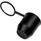 Benson Trekhaakdop PVC met Ring - Zwart - 55 mm