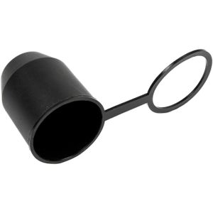 Benson Trekhaakdop PVC met Ring - Zwart - 55 mm