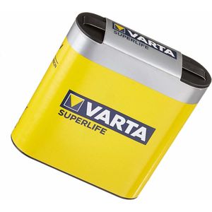 Varta Superlife - Zinkoolstof - Blok Batterij - 4.5 Volt