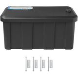 ProPlus - Opbergbox voor Aanhangerdissel - Zwart - Afsluitbaar - 565 x 245 x 290 mm
