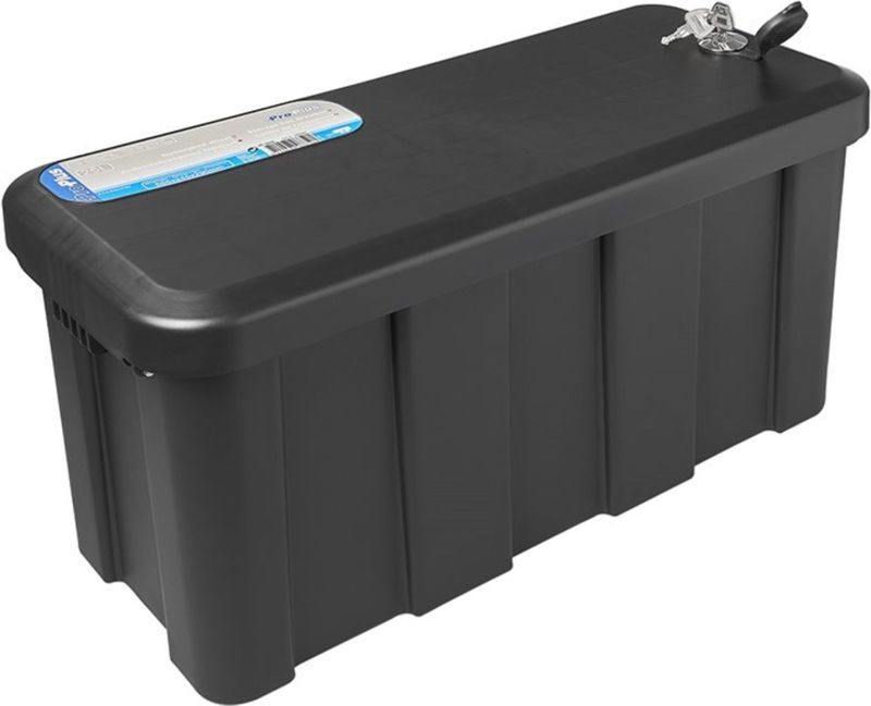 ProPlus - Opbergbox voor Aanhangerdissel - Zwart - Afsluitbaar - 565 x 245 x 290 mm