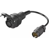ProPlus - Verloopkabel - 13-polig Multicon West naar 13-polig Jaeger - 30 cm Adapter