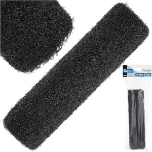 GEKO pleisterrol - synthetische vezels - gelijkmatig aanbrengen van gips en plamuur - 25 × 7 cm - wit - montagegat 6 mm - voor egaliseren en afwerken