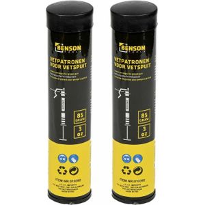 Benson Vetpatronen - Smeervet - Waterbestendig - Zuurvrij - 85 gram - 2 stuks