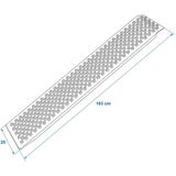 Pro Plus Oprijplaat - Aluminium - 183 x 25 cm - Maximale Belasting 500 kilo