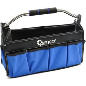 GEKO Opvouwbare Gereedschapstas - Buisvormige Handgreep - Polyester 600D - Veel Opbergruimte