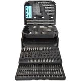 GEKO - 300-delige Boorset - Metaal, Hout en Beton - Inclusief Titanium en Chroom-Vanadium Bits