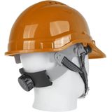GEKO Veiligheidshelm - Verstelbaar - Oranje - HDPE - -10°C tot  50°C