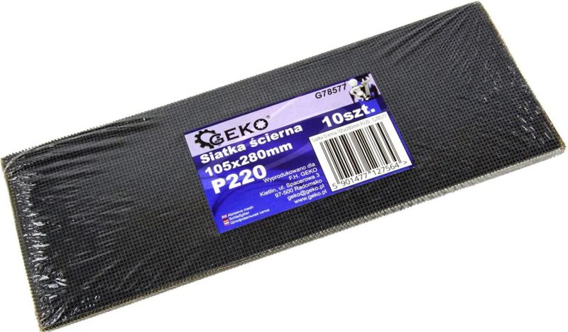 GEKO - Sanding Mesh - Schuurpapier - 105x280mm - P220