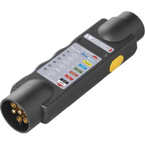 Pro Plus Stekkertester Geschikt voor 7 Polige Stekkers en Stekkerdozen -12 Volt - LED