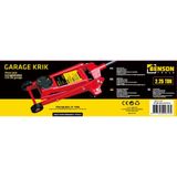 Benson Garagekrik - Autokrik - Lange Hendel - 2250 kg - Rood