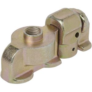 ProPlus Stud Fitting voor Bindrail - Dubbel met 3/8 inch Schroefdraad - 67 x 25 x 18 mm