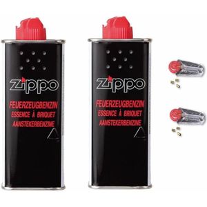 Zippo Zippo voor deelpakket - 2 x Aanstekervloeistof en 2 x Vuursteentjes