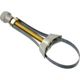 Oliefiltersleutel met metalen band.